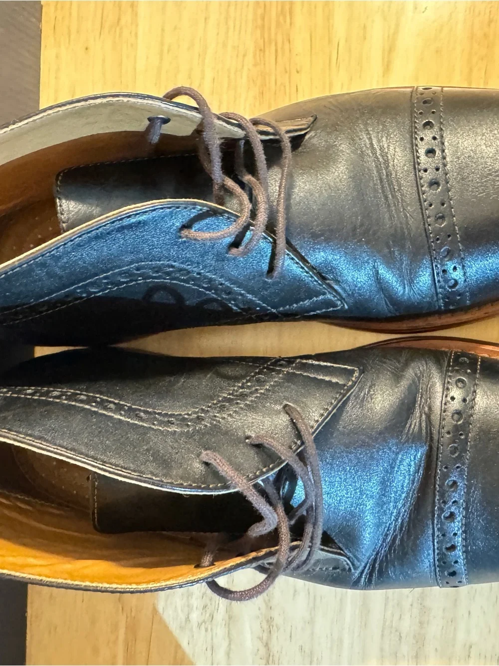 G.H. Bass & Co. Black Leather Chukka Brady Boots Size 8D